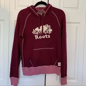 Burgundy Roots Hoodie 🌲